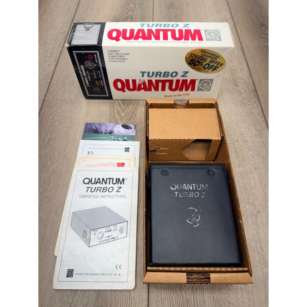 Quantum Turbo Z Camera Flash Battery  No Charger